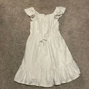 3/$20 White girls summer dress 6/6X